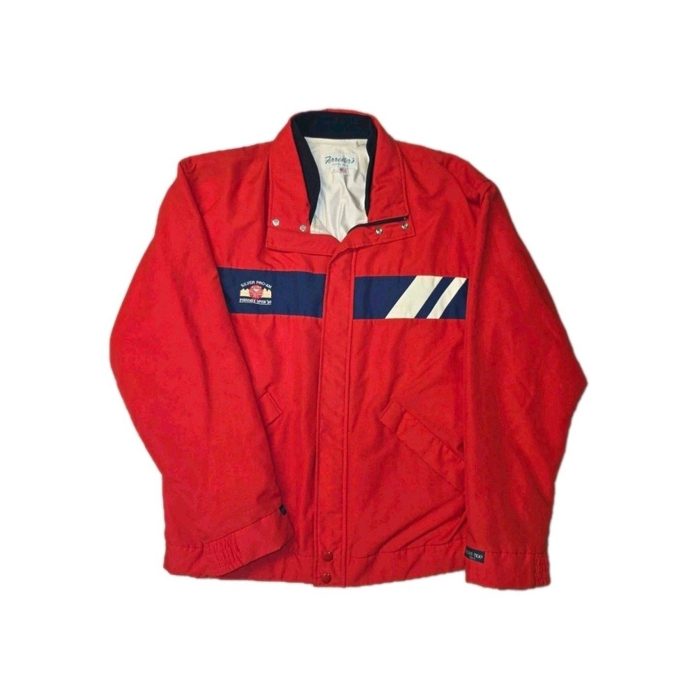 Vintage Forrester's Gore-Tex 1990 Phoenix Open Red Size L Full Zip Buckle Jacket